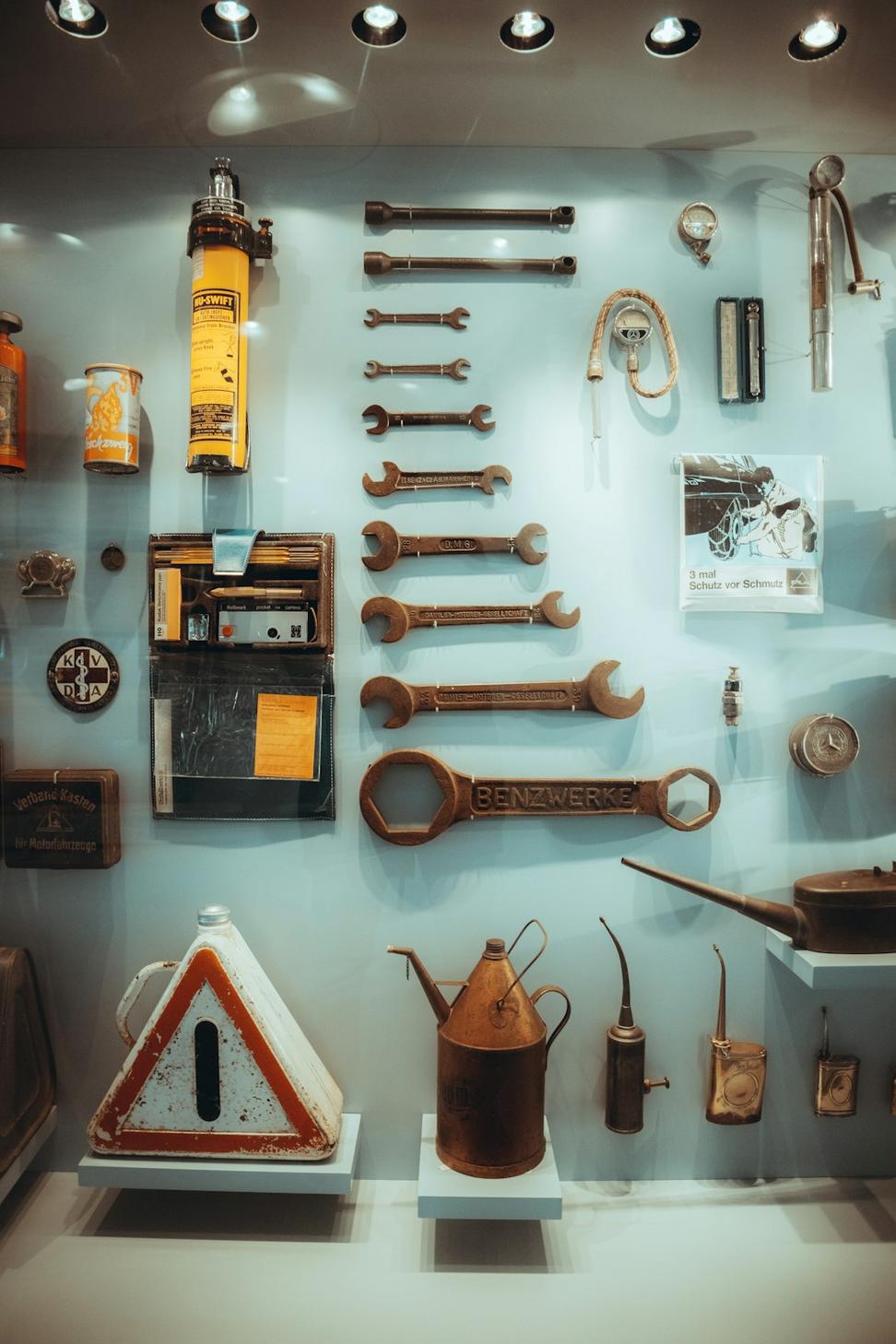 Classic garage workshop